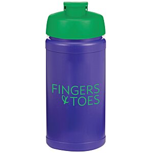 Additional Image 2 - a purple and green plastic water bottle