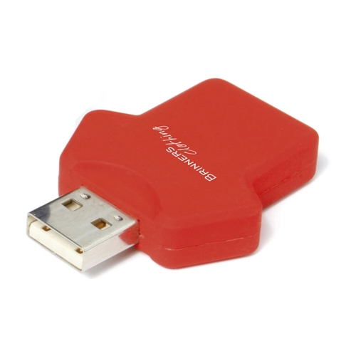 Additional Image 1 - a red usb flash drive