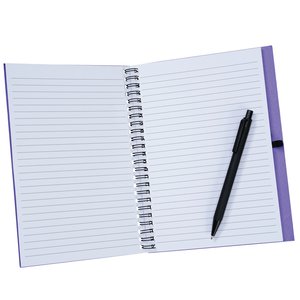 Additional Image 1 - a white notebook with a pen