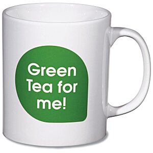 Additional Image 5 - a white mug with a green label