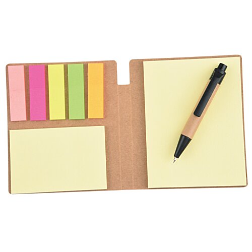 Additional Image 4 - a pen and notepad with sticky notes
