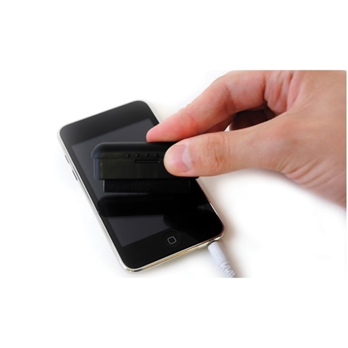 Additional Image 3 - a hand holding a black phone