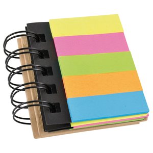 Additional Image 1 - a colorful notepad with metal rings