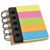 View Image 2 of 3 of Flags & Sticky Notes Spiral Pad - 3 Day