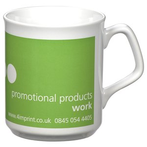 Additional Image 1 - a white mug with a green design