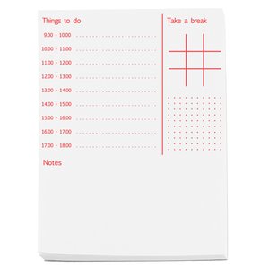 Additional Image 3 - a white piece of paper with red lines