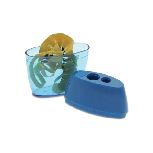 Additional Image 1 - a blue pencil sharpener and a blue pencil sharpener