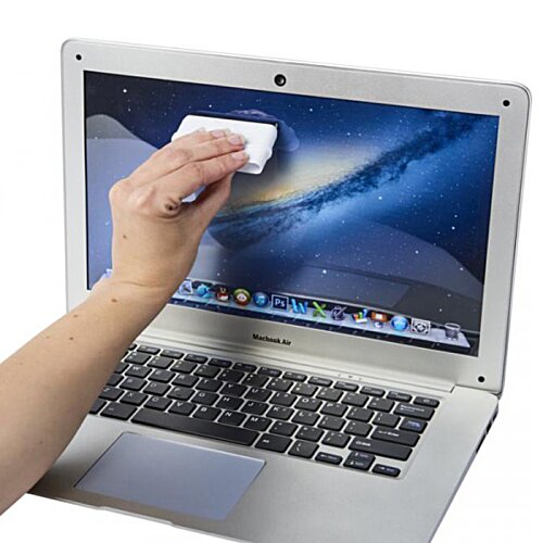 Additional Image 2 - a hand cleaning a laptop