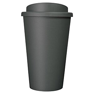 Additional Image 3 - a black plastic cup with a lid