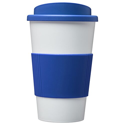 Additional Image 2 - a blue and white coffee cup