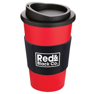 Additional Image 3 - a red and black coffee cup