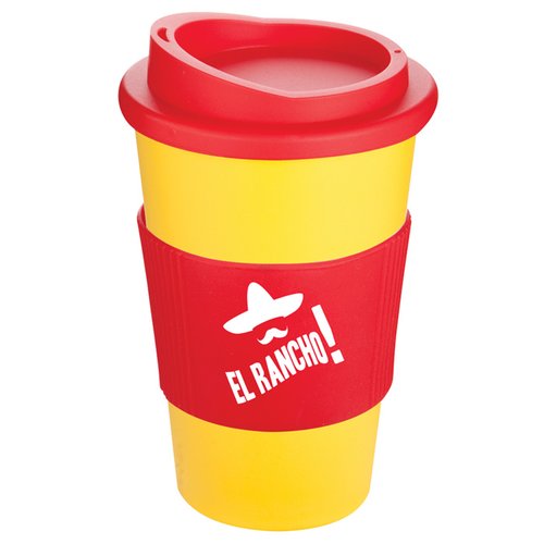 Additional Image 1 - a yellow and red coffee cup