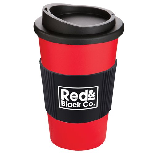 Additional Image 3 - a red and black coffee cup