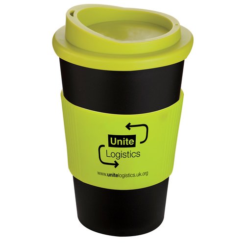 Additional Image 7 - a green and black coffee cup