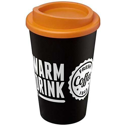 Additional Image 7 - a black and orange coffee cup