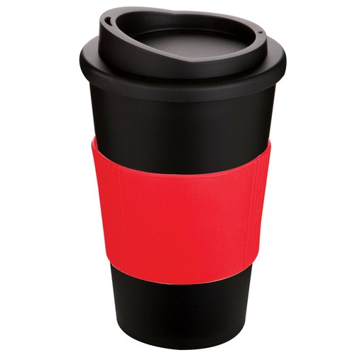 Additional Image 5 - a black and red coffee cup
