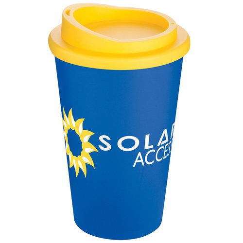 Additional Image 3 - a blue and yellow coffee cup
