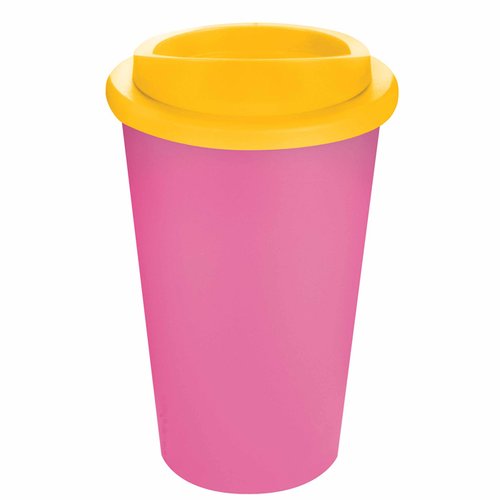 Additional Image 5 - a pink cup with yellow lid