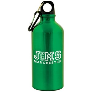 Additional Image 1 - a green water bottle with a black ring