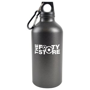 Additional Image 2 - a black water bottle with white text
