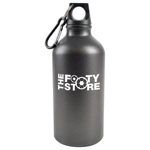 Additional Image 2 - a black water bottle with white text