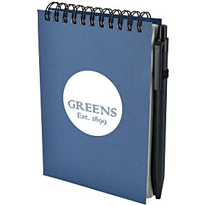 Additional Image 5 - a blue spiral bound notebook
