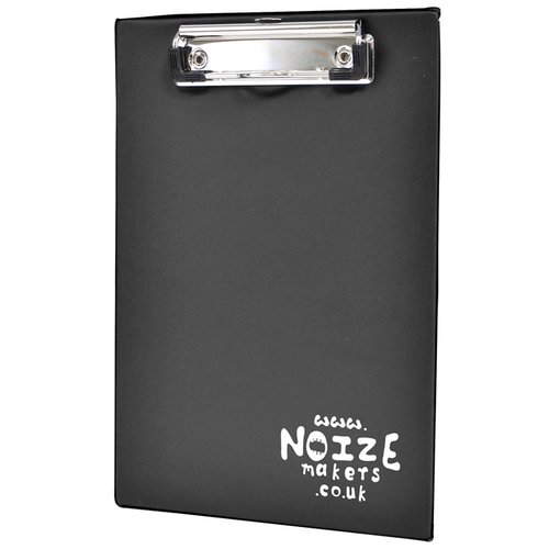 Additional Image 1 - a black clipboard with a silver clip