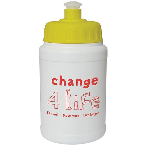 Additional Image 1 - a white plastic bottle with a yellow lid