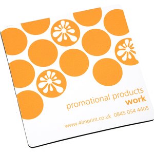 Additional Image 1 - a square orange and white paper with circles on it