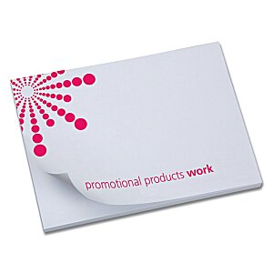 Additional Image 4 - a white square note with red design