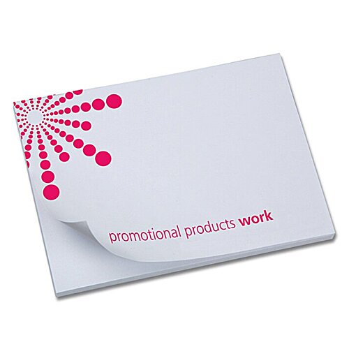 Additional Image 4 - a white square note with red design