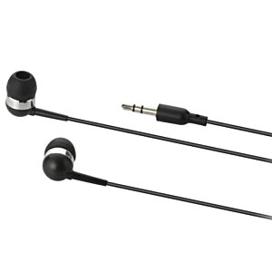 Additional Image 2 - a pair of black earbuds
