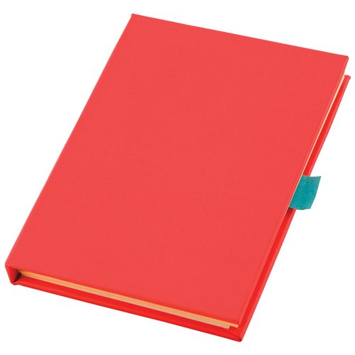 Additional Image 2 - a red notebook with a green button