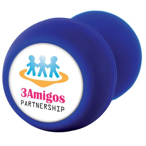 Additional Image 1 - a blue object with a white label