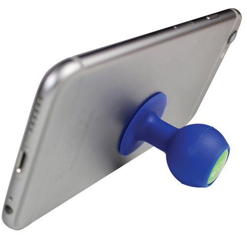 Additional Image 3 - a blue plastic holder on a cell phone
