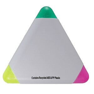 Additional Image 2 - a triangle shaped object with a green and pink tip