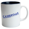 Additional Thumbnail Image 3 - a white mug with blue writing on it