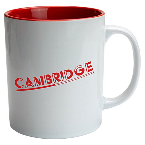 Additional Image 5 - a white mug with red text