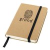 Additional Thumbnail Image 4 - a brown notebook with a black band