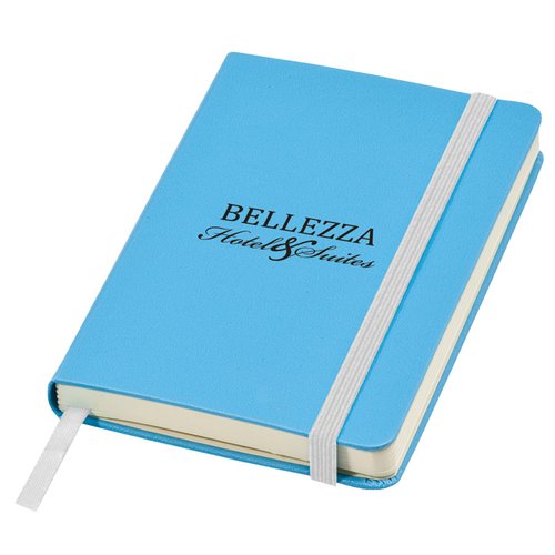 Additional Image 1 - a blue notebook with a white band