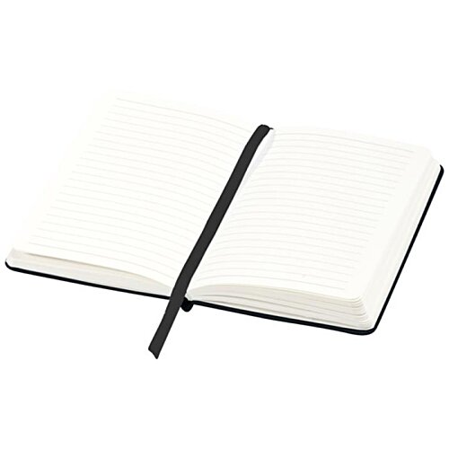 Additional Image 4 - a white notebook with a black band