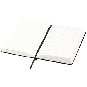 Additional Image 1 - a white notebook with a black band