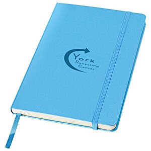 Additional Image 4 - a blue notebook with a smiley face on it