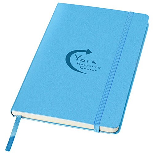 Additional Image 4 - a blue notebook with a smiley face on it