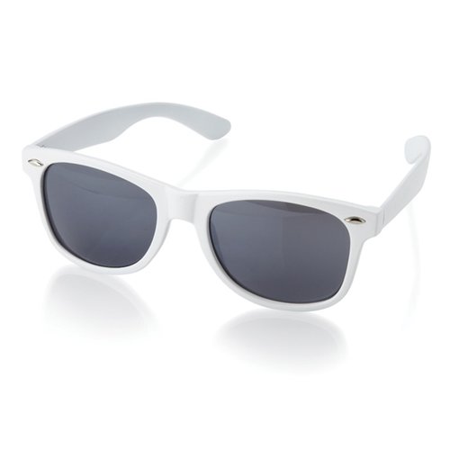 Additional Image 4 - a white sunglasses with black lenses