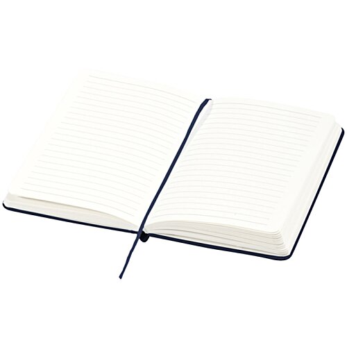 Additional Image 1 - a white notebook with a blue band