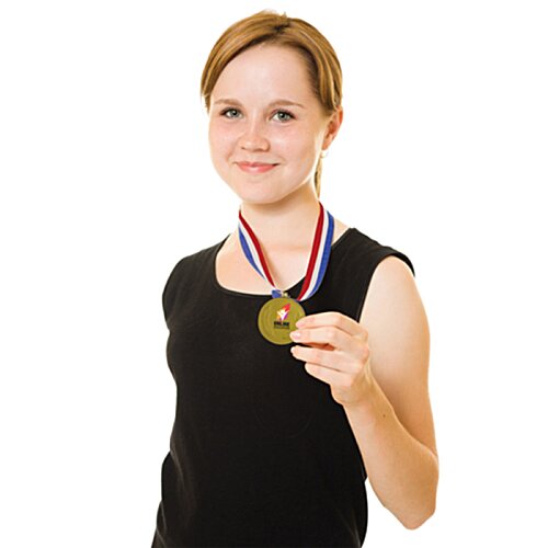 Additional Image 1 - a woman holding a medal