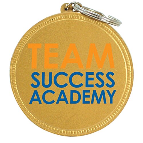 Additional Image 2 - a gold medal with blue text