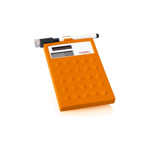 Additional Image 2 - an orange clipboard with a black pen