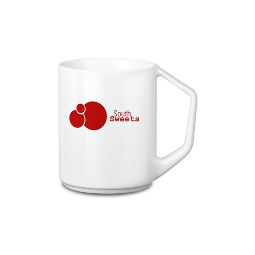 Additional Image 3 - a white mug with red logo